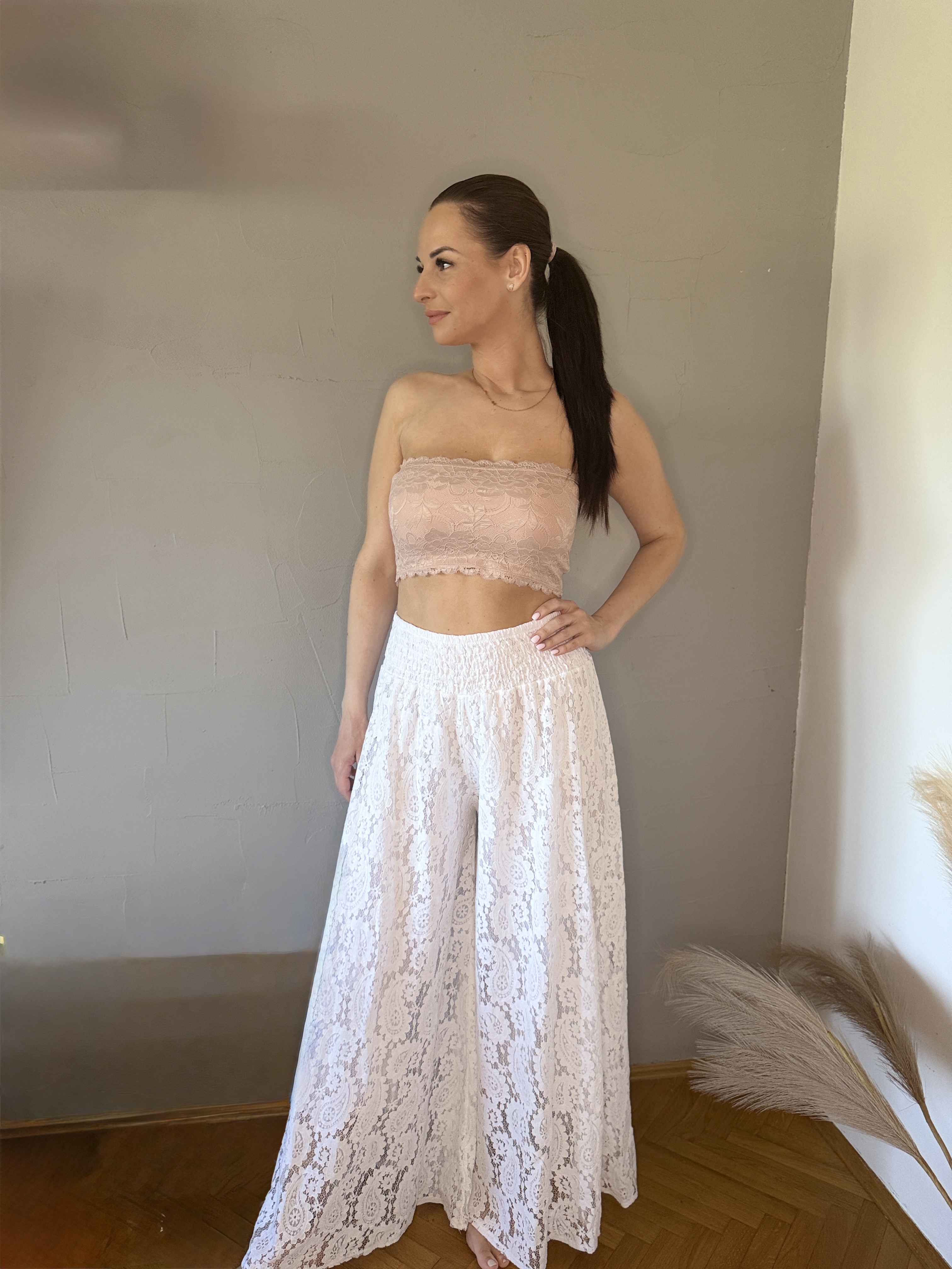 BOHO LACE nadrág